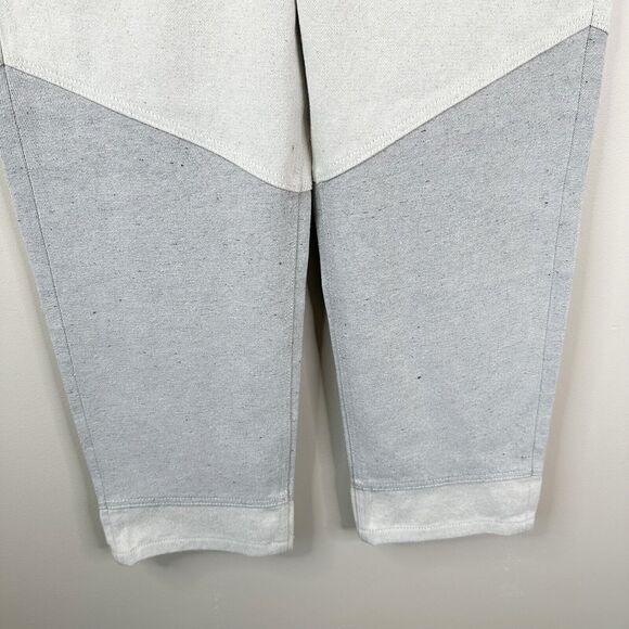NEW Soluna Collective Denim Pants Womens 14 Two Tone Upcycled Cotton Relaxed Fit - Picture 3 of 10
